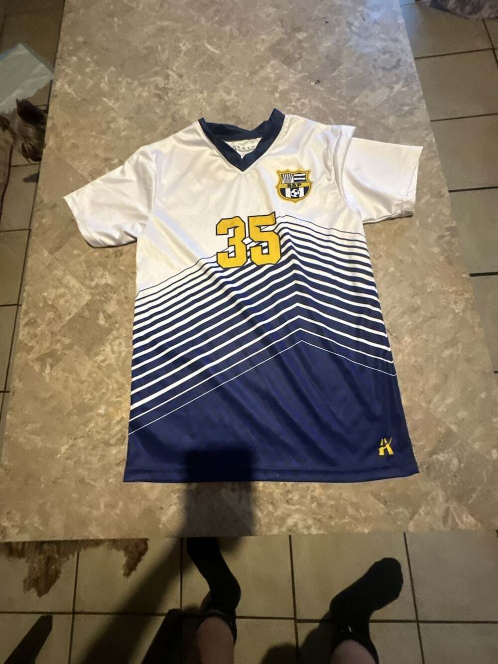 Healy Sportswear SAP Soccer Jersey Number 35 YL adult S